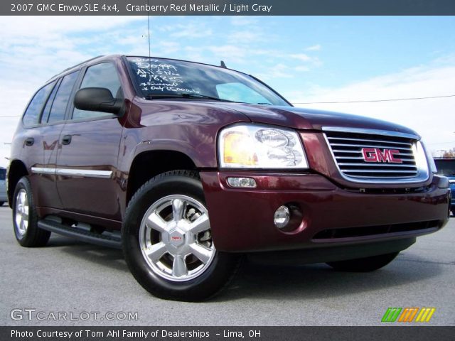 2007 GMC Envoy SLE 4x4 in Cranberry Red Metallic