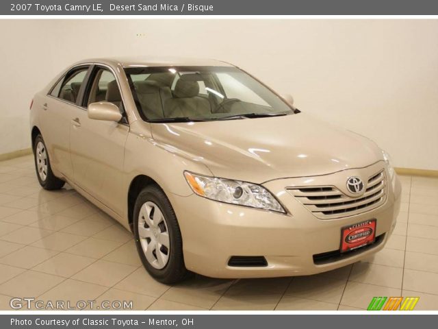2007 Toyota Camry LE in Desert Sand Mica