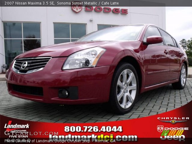 2007 Nissan Maxima 3.5 SE in Sonoma Sunset Metallic