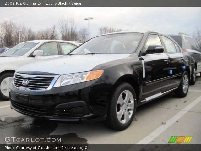 2009 Kia Optima LX in Ebony Black