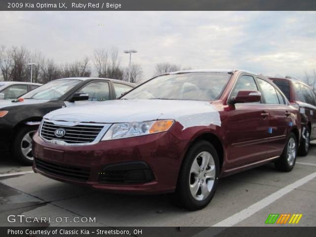 2009 Kia Optima LX in Ruby Red