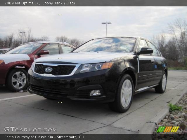 2009 Kia Optima SX in Ebony Black