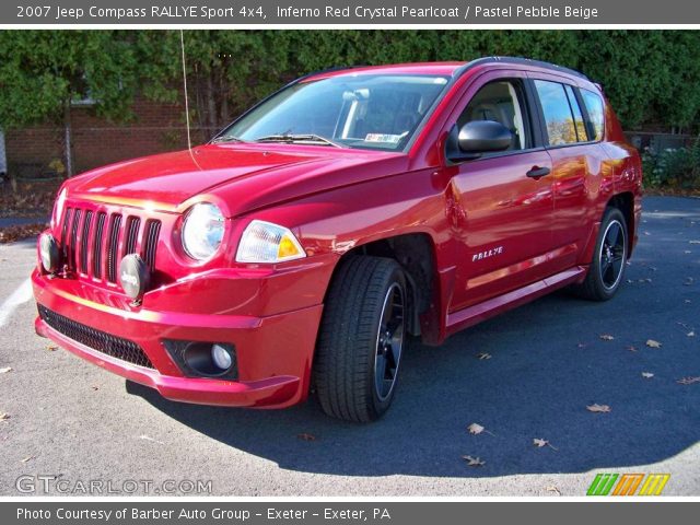 2007 Jeep Compass RALLYE Sport 4x4 in Inferno Red Crystal Pearlcoat