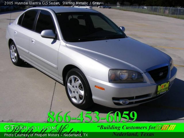 2005 Hyundai Elantra GLS Sedan in Sterling Metallic