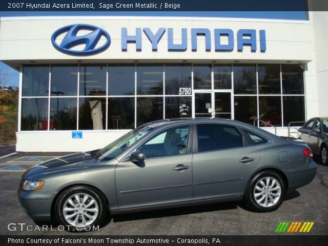 2007 Hyundai Azera Limited in Sage Green Metallic