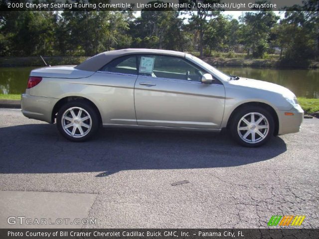 2008 Chrysler Sebring Touring Convertible in Linen Gold Metallic
