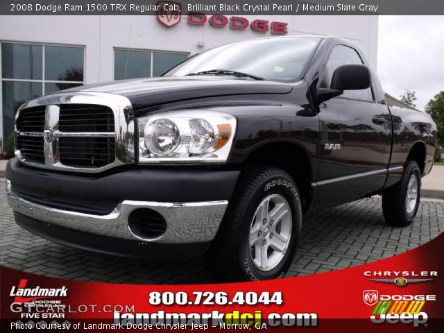 2008 Dodge Ram 1500 TRX Regular Cab in Brilliant Black Crystal Pearl