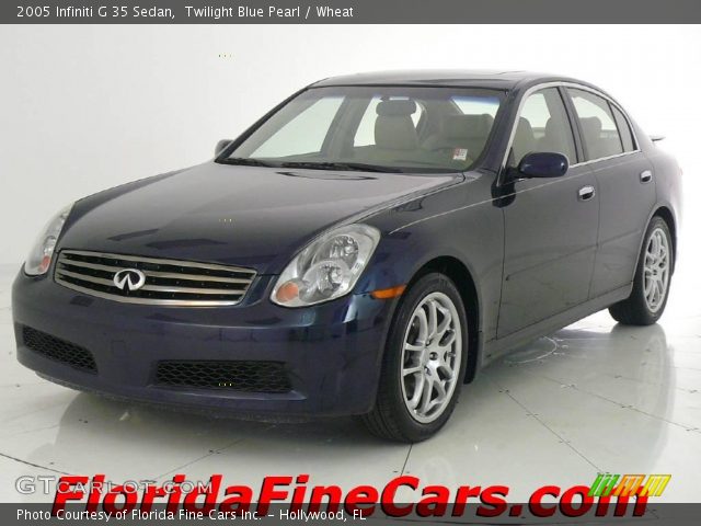 2005 Infiniti G 35 Sedan in Twilight Blue Pearl