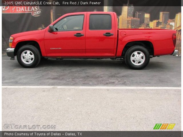 2005 GMC Canyon SLE Crew Cab in Fire Red