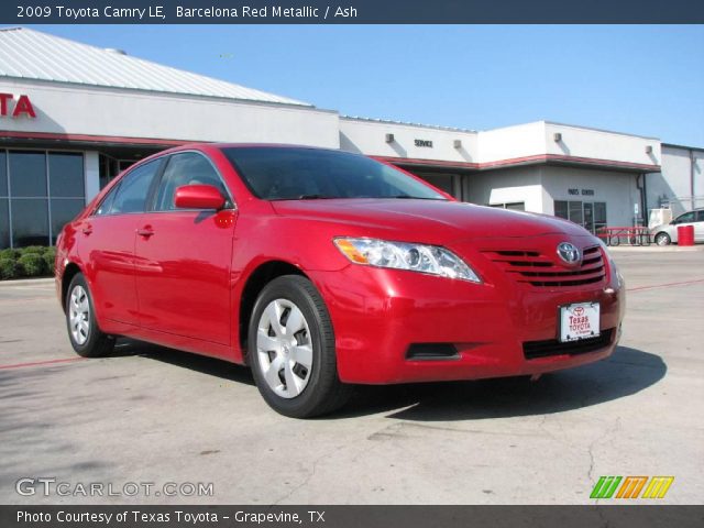 2009 Toyota Camry LE in Barcelona Red Metallic