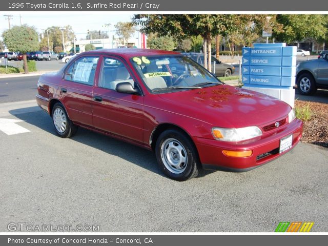 1996 Toyota Corolla 1.6 in Sunfire Red Pearl