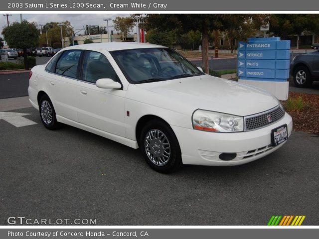 2003 Saturn L Series L200 Sedan in Cream White