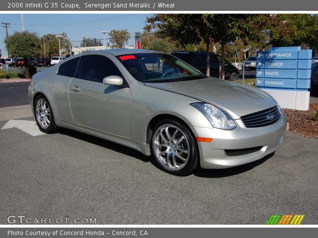 2006 Infiniti G 35 Coupe in Serengeti Sand Metallic