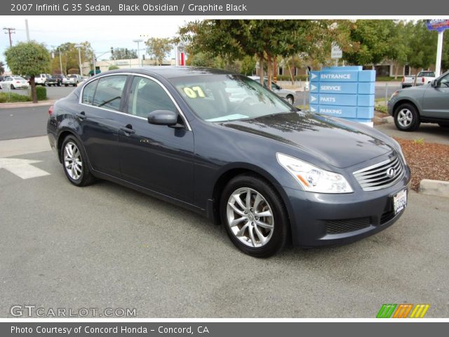 2007 Infiniti G 35 Sedan in Black Obsidian