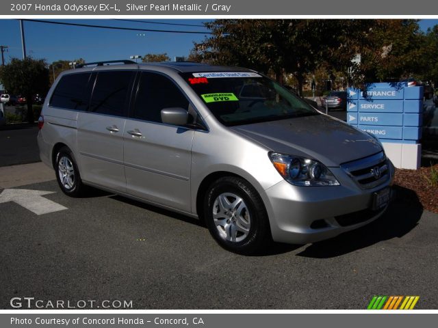 2007 Honda Odyssey EX-L in Silver Pearl Metallic