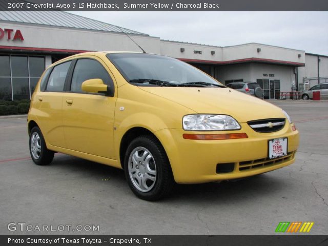 2007 Chevrolet Aveo 5 LS Hatchback in Summer Yellow