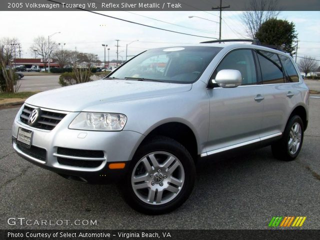 2005 Volkswagen Touareg V8 in Reflex Silver Metallic