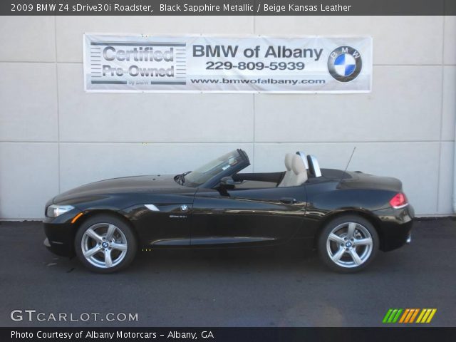 2009 BMW Z4 sDrive30i Roadster in Black Sapphire Metallic