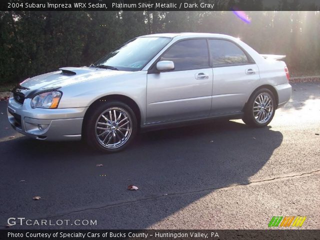 2004 Subaru Impreza WRX Sedan in Platinum Silver Metallic