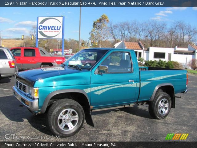 1997 Nissan Hardbody Truck XE Regular Cab 4x4 in Vivid Teal Pearl Metallic