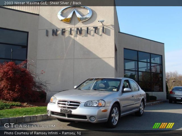 2003 Nissan Maxima GLE in Sheer Silver
