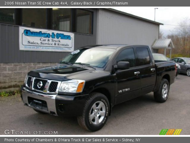 2006 Nissan Titan SE Crew Cab 4x4 in Galaxy Black