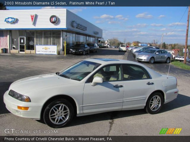 2003 Mitsubishi Diamante LS Sedan in Platinum White Pearl
