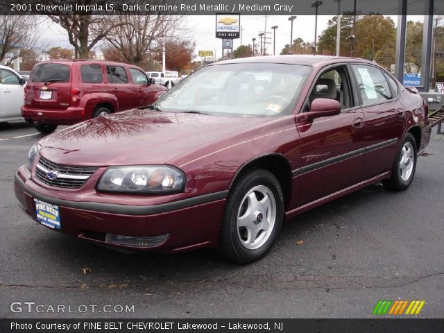 2001 Chevrolet Impala LS in Dark Carmine Red Metallic