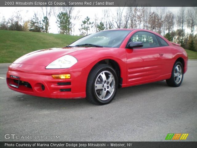 2003 Mitsubishi Eclipse GS Coupe in Saronno Red