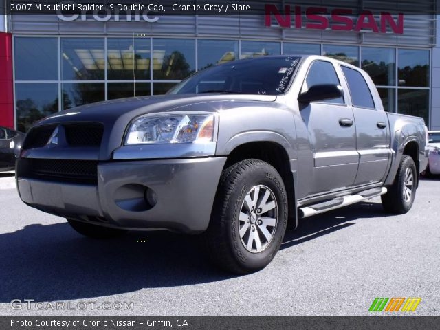 2007 Mitsubishi Raider LS Double Cab in Granite Gray