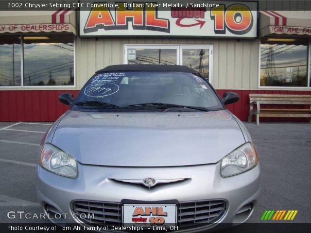 2002 Chrysler Sebring GTC Convertible in Brilliant Silver Metallic