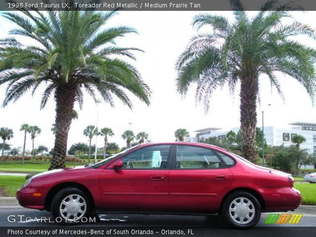 1998 Ford Taurus LX in Toreador Red Metallic