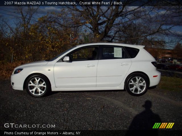 2007 Mazda MAZDA3 s Touring Hatchback in Crystal White Pearl