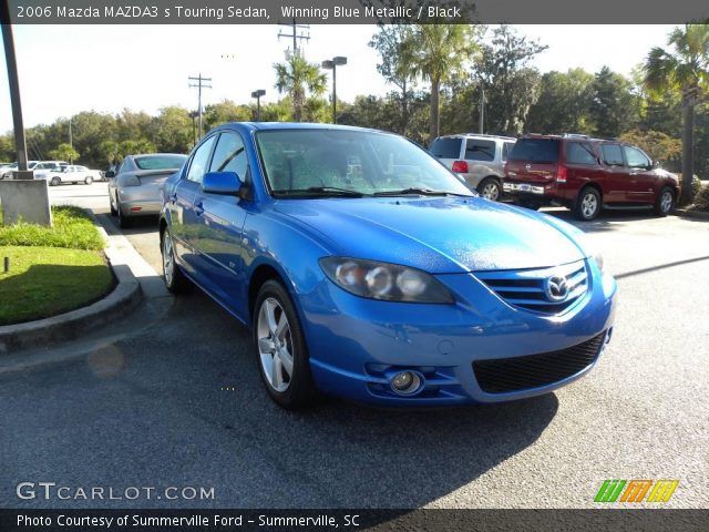 2006 Mazda MAZDA3 s Touring Sedan in Winning Blue Metallic