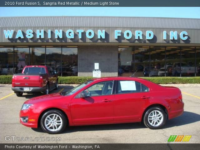 2010 Ford Fusion S in Sangria Red Metallic