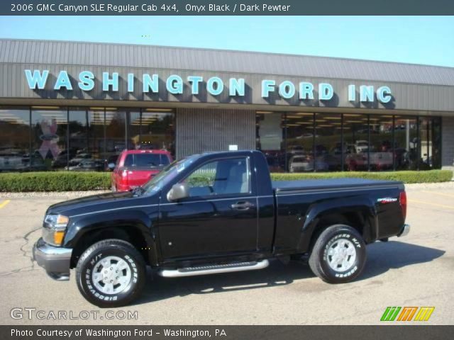 2006 GMC Canyon SLE Regular Cab 4x4 in Onyx Black