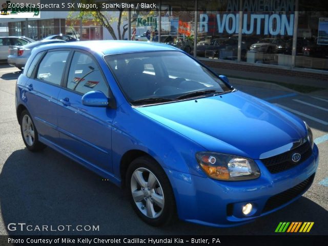 2008 Kia Spectra 5 SX Wagon in Spark Blue