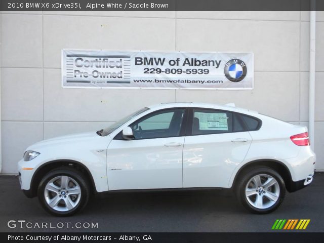 2010 BMW X6 xDrive35i in Alpine White