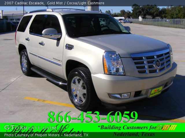 2007 Cadillac Escalade  in Gold Mist