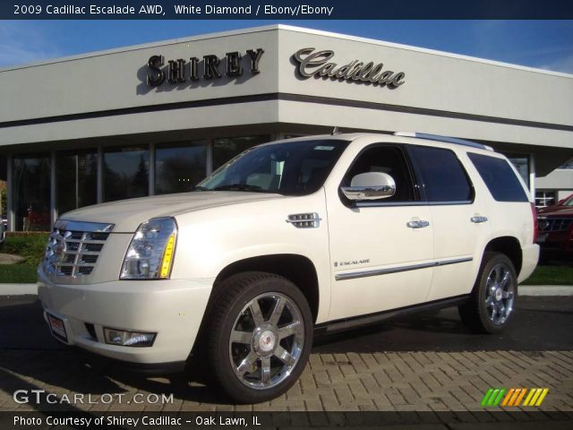 2009 Cadillac Escalade AWD in White Diamond