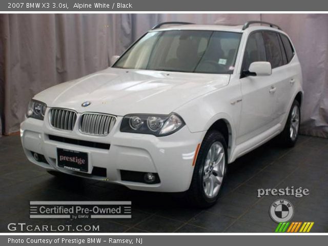 2007 BMW X3 3.0si in Alpine White