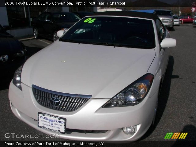 2006 Toyota Solara SE V6 Convertible in Arctic Frost Pearl