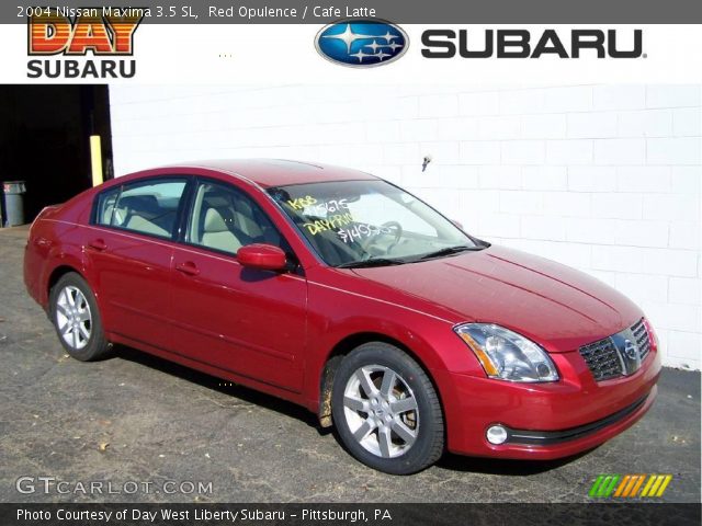 2004 Nissan Maxima 3.5 SL in Red Opulence