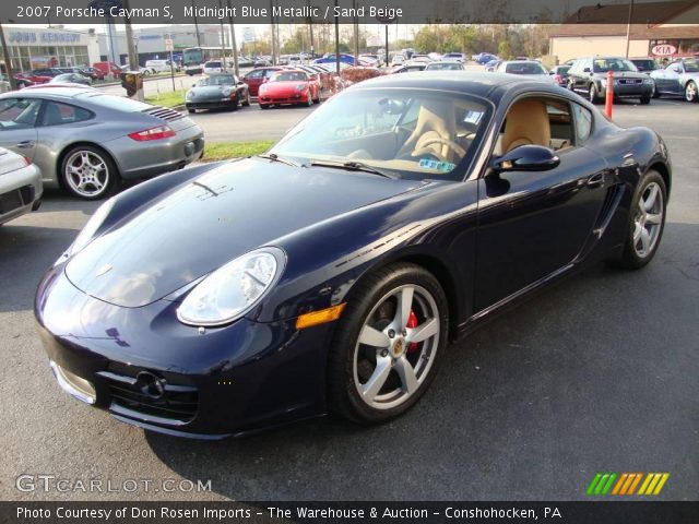 2007 Porsche Cayman S in Midnight Blue Metallic