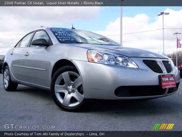 2008 Pontiac G6 Sedan in Liquid Silver Metallic