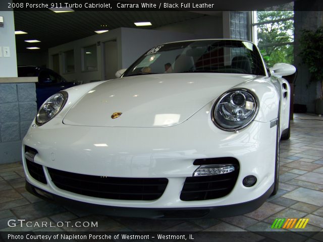 2008 Porsche 911 Turbo Cabriolet in Carrara White
