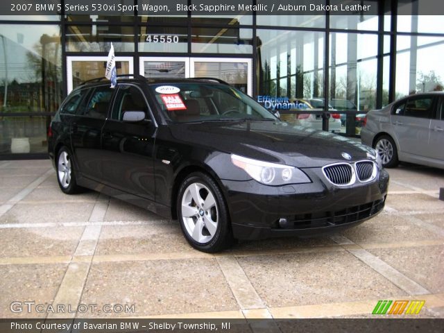 2007 BMW 5 Series 530xi Sport Wagon in Black Sapphire Metallic