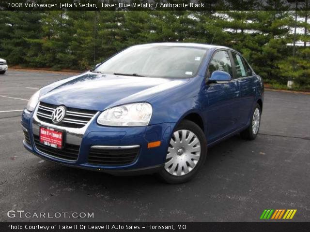 2008 Volkswagen Jetta S Sedan in Laser Blue Metallic