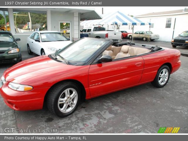 1997 Chrysler Sebring JXi Convertible in Indy Red