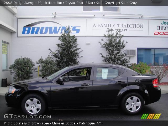 2008 Dodge Avenger SE in Brilliant Black Crystal Pearl